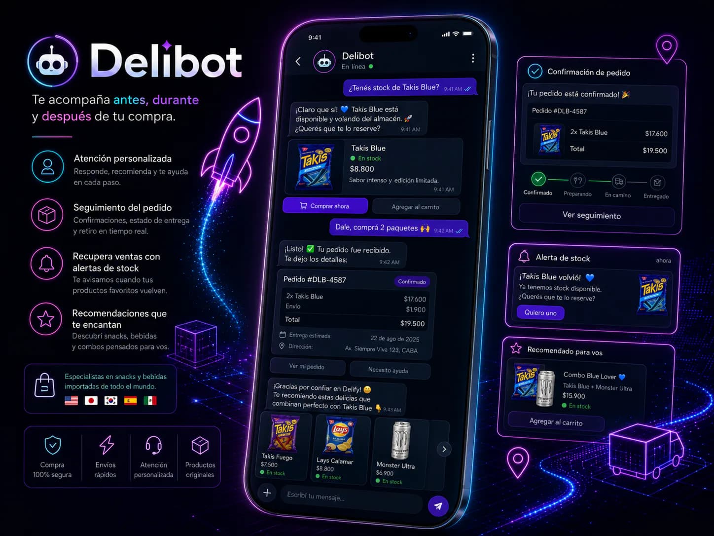 Delibot screenshot 1